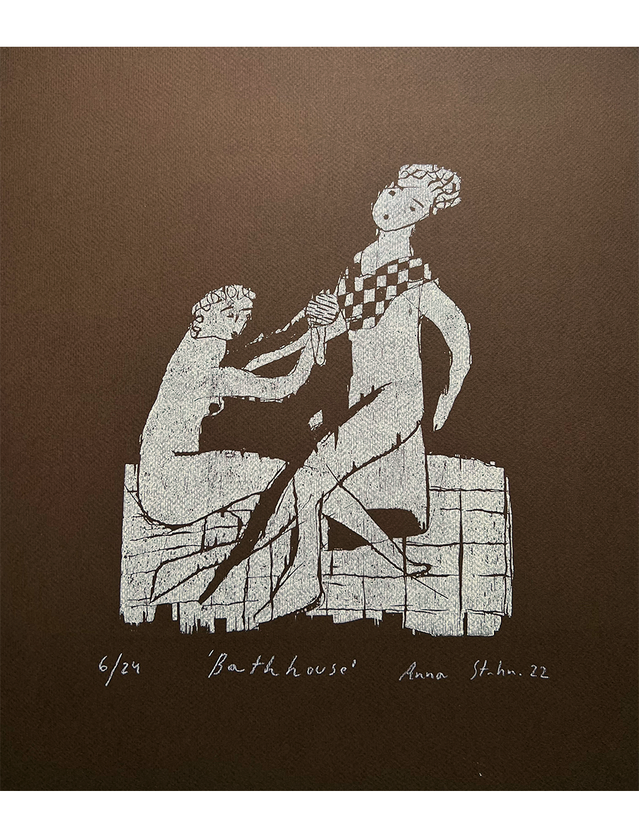 Woodcut (Bathhouse)