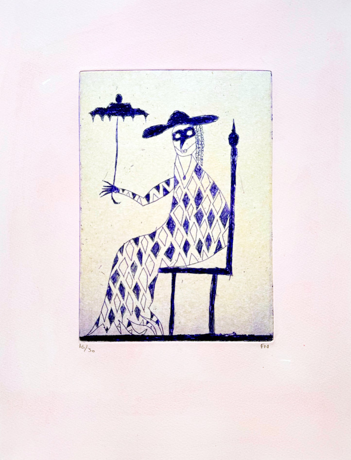 Etching / chine-collé