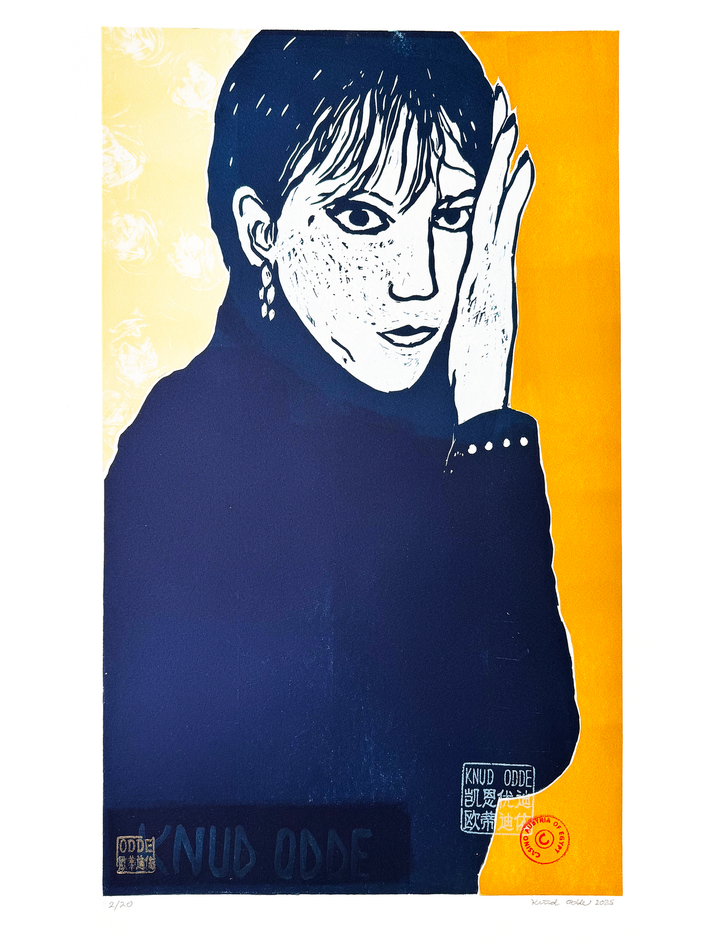 Linocut (Patti Smith)