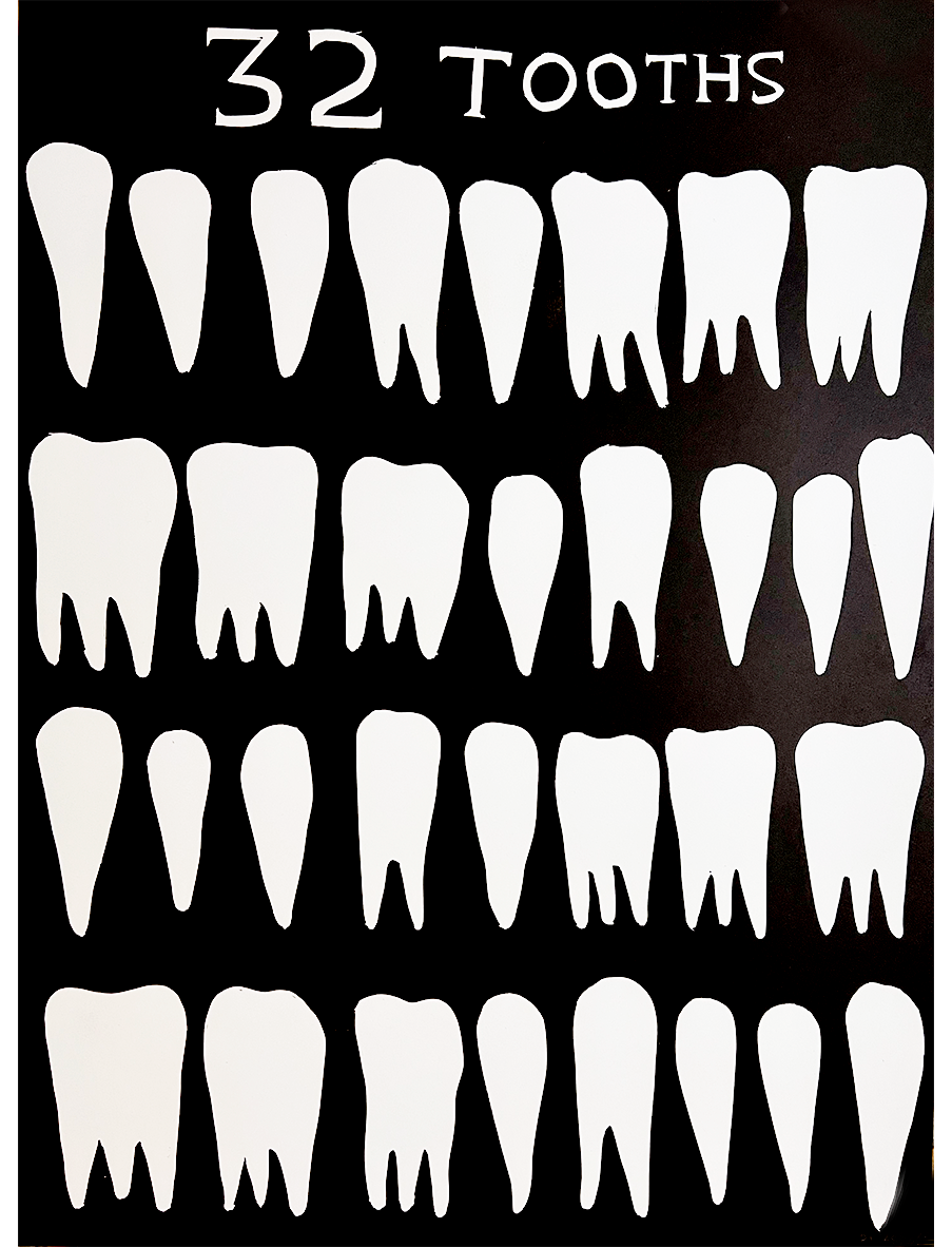 Linocut (32 Tooths)