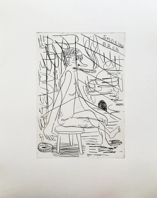 Etching (Smoking Area)