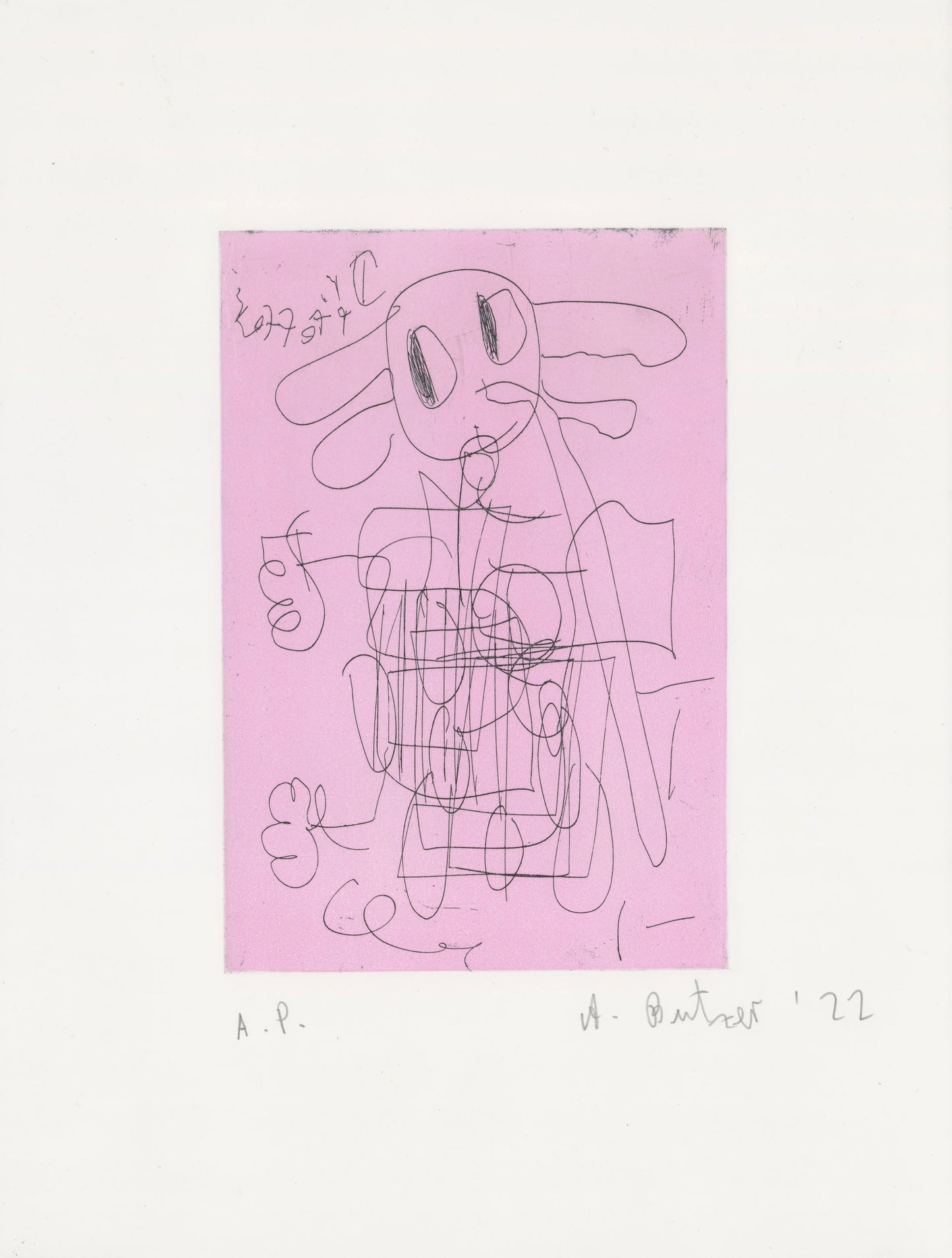 Etching, Untitled (Dr. Pfeffer)