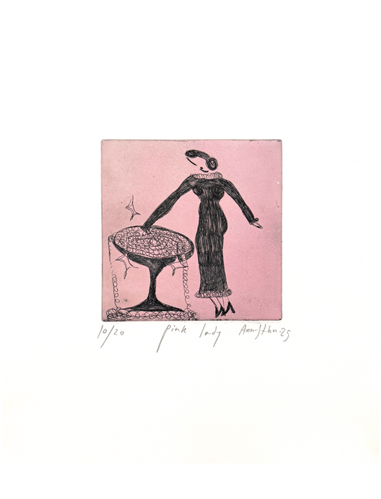 Etching (Pink Lady)