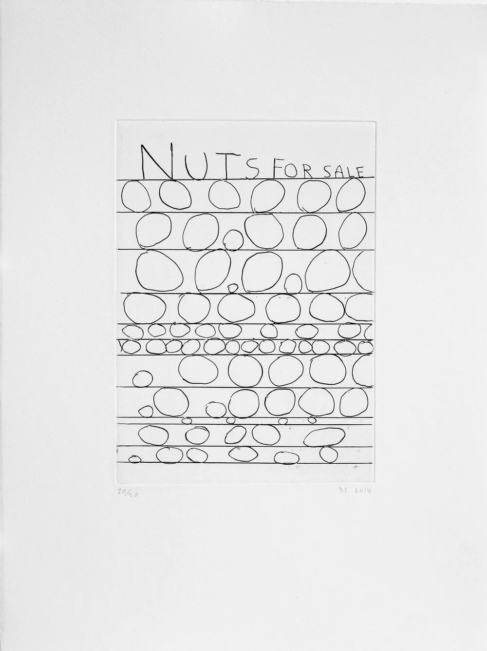 Etching (Nuts for sale)