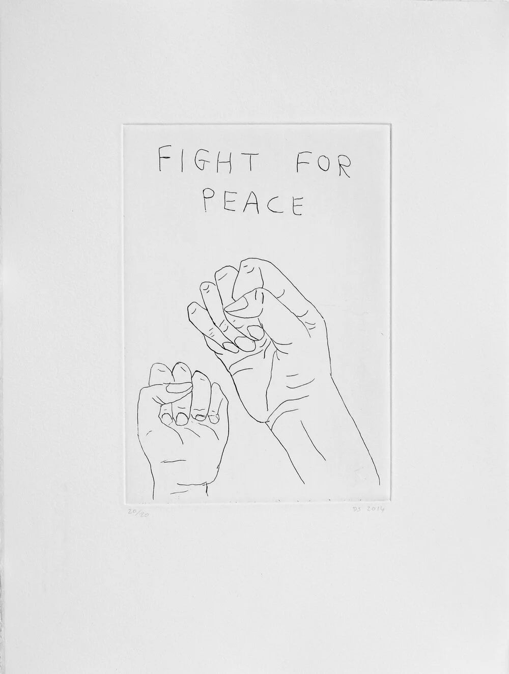 Etching (Fight for peace)