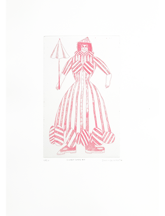 6 etchings (SIX LUVLY LADIES)