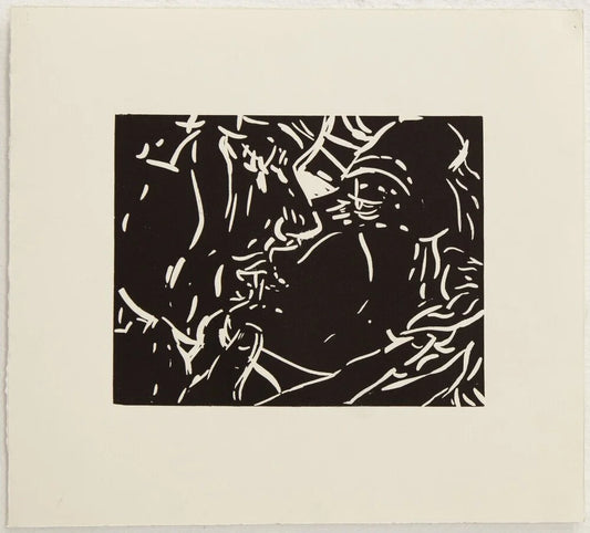 Linocut (The Kiss)
