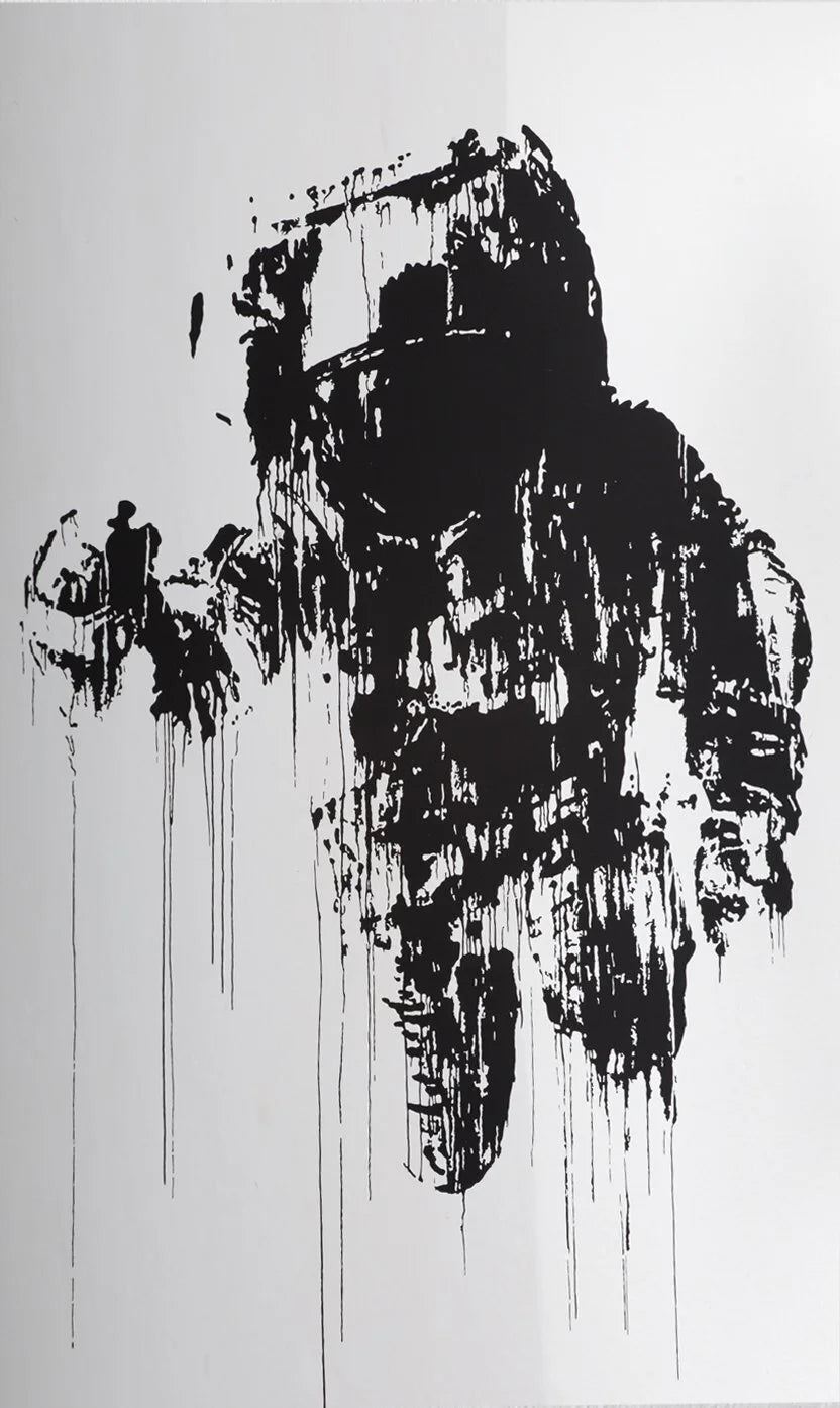 Serigraphy on mirror