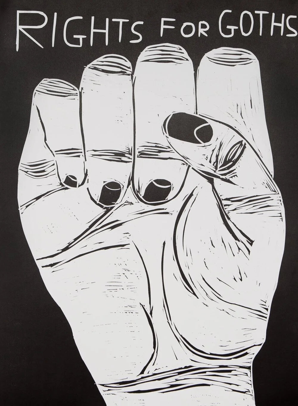Linocut (Rights for Goths)