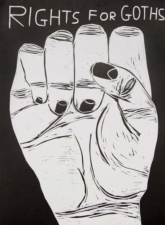Linocut (Rights for Goths)