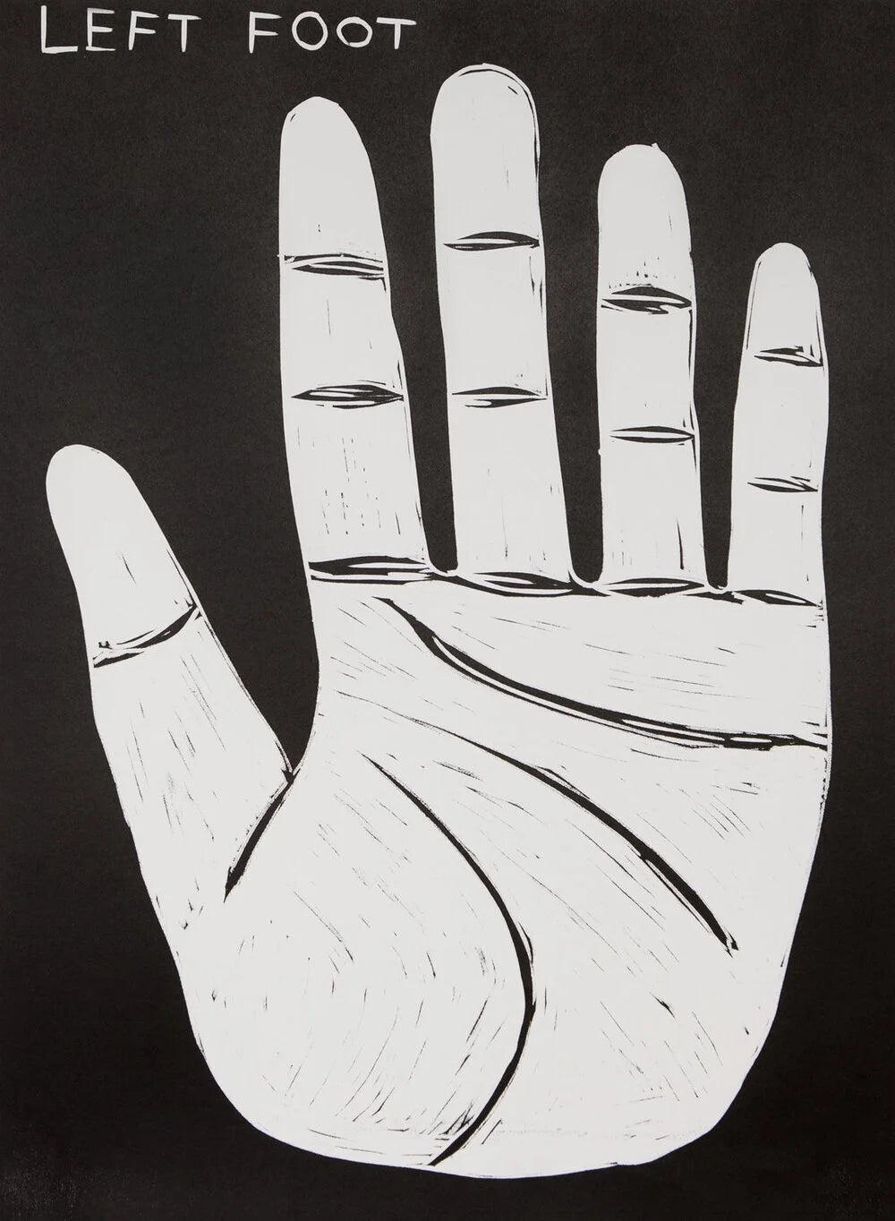 Linocut (Left Foot)