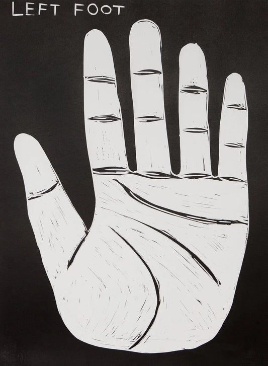 Linocut (Left Foot)