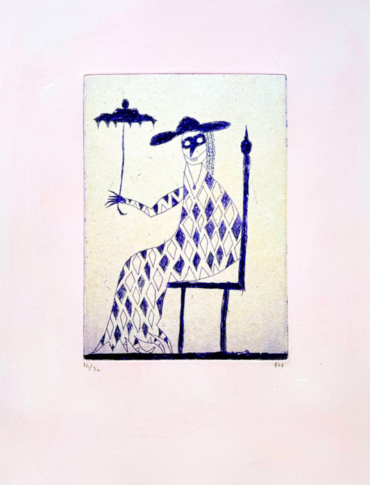 Etching / chine-collé