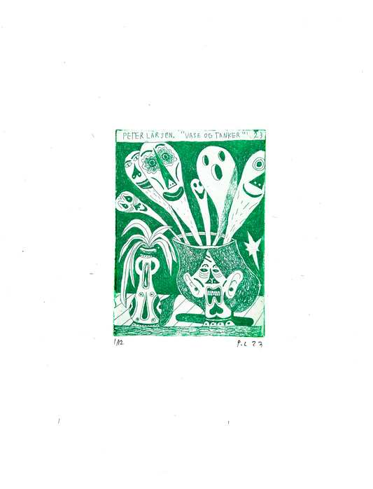 Etching (Vase og tanker)