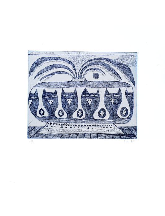Etching (Motiv på vase)
