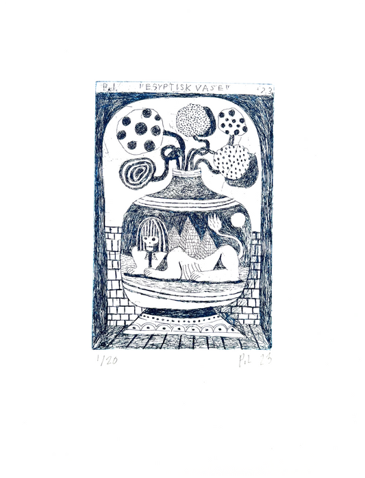 Etching (Egyptisk vase)
