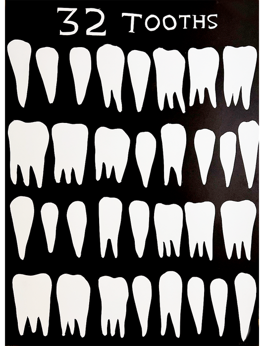 Linocut (32 Tooths)