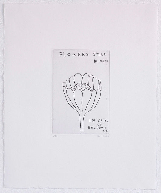 Etching (FLOWERS STILL BLOOM...)