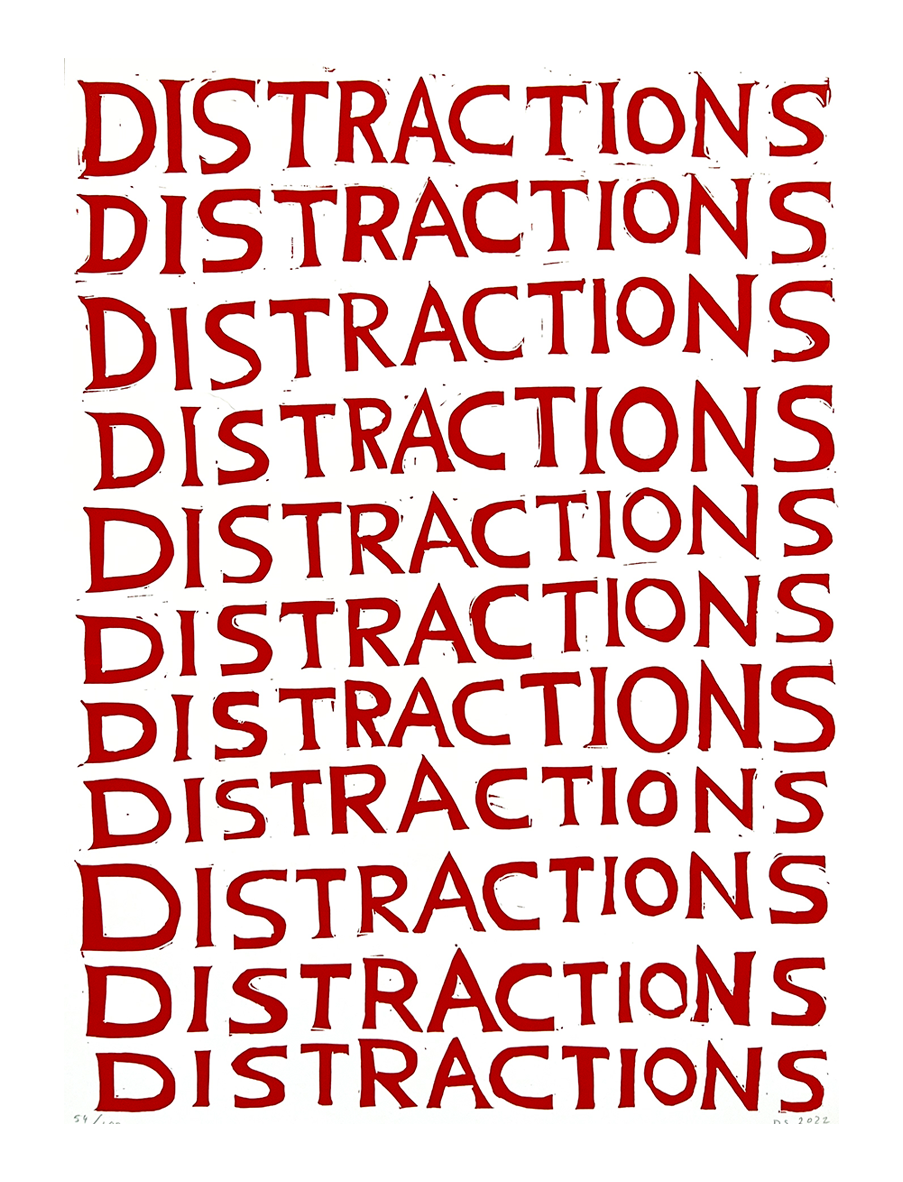 Linocut (Distractions)