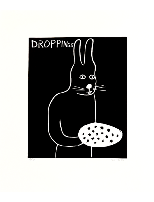 Linocut (Droppings)