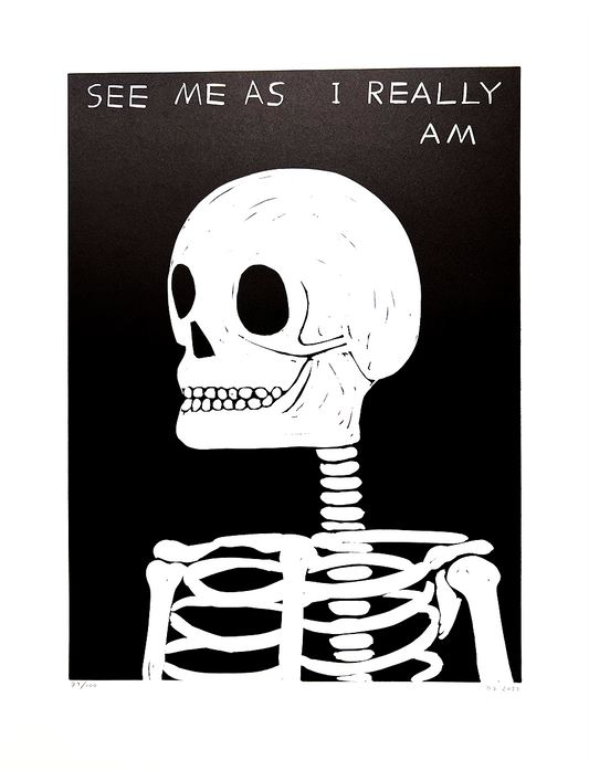 Linocut (See me as I really am)
