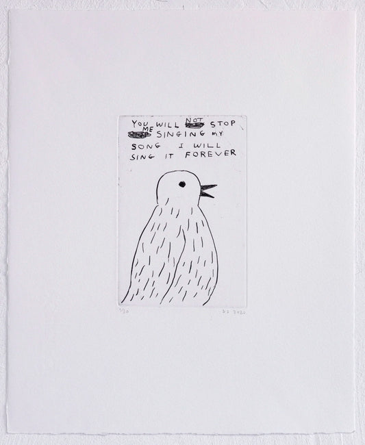 Etching (YOU WILL NOT STOP...)