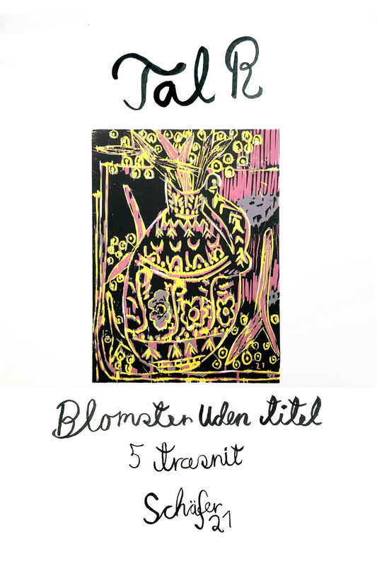 Tal R Poster (BLOMSTER UDEN TITEL)