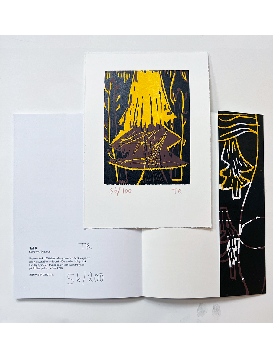 Tal R Skovbryn - Øjenbryn (woodcut inside)