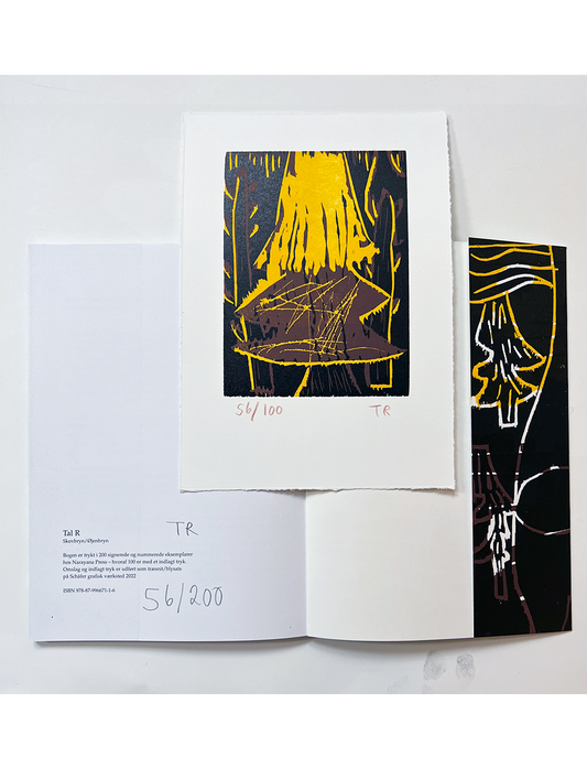 Tal R Skovbryn - Øjenbryn (woodcut inside)