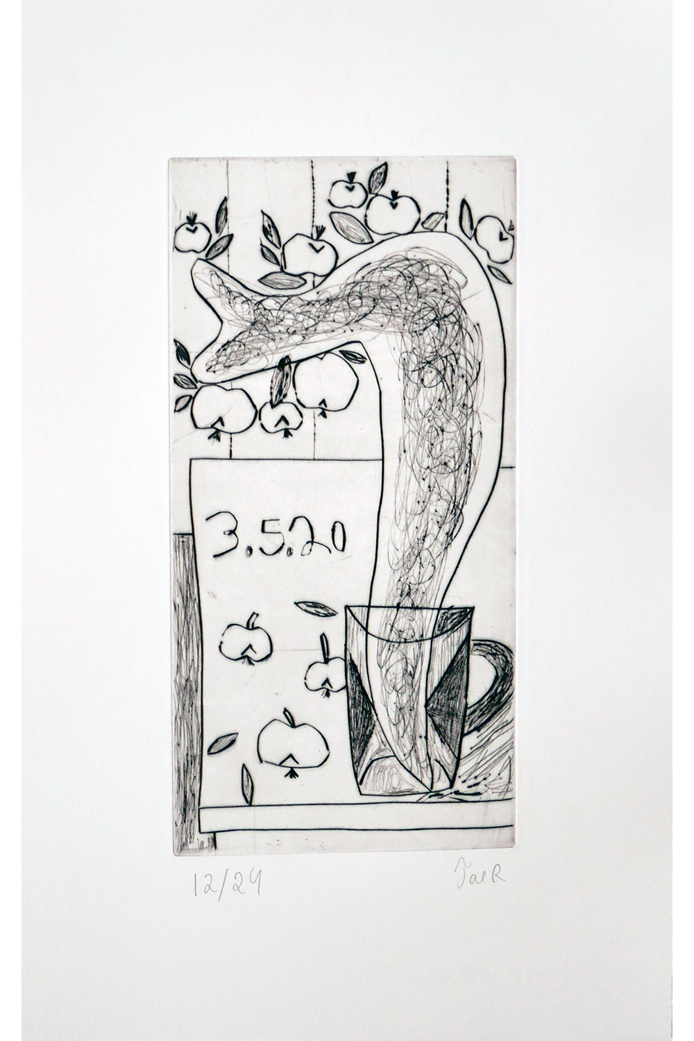 Etching (BLOMSTER UDEN TITEL)