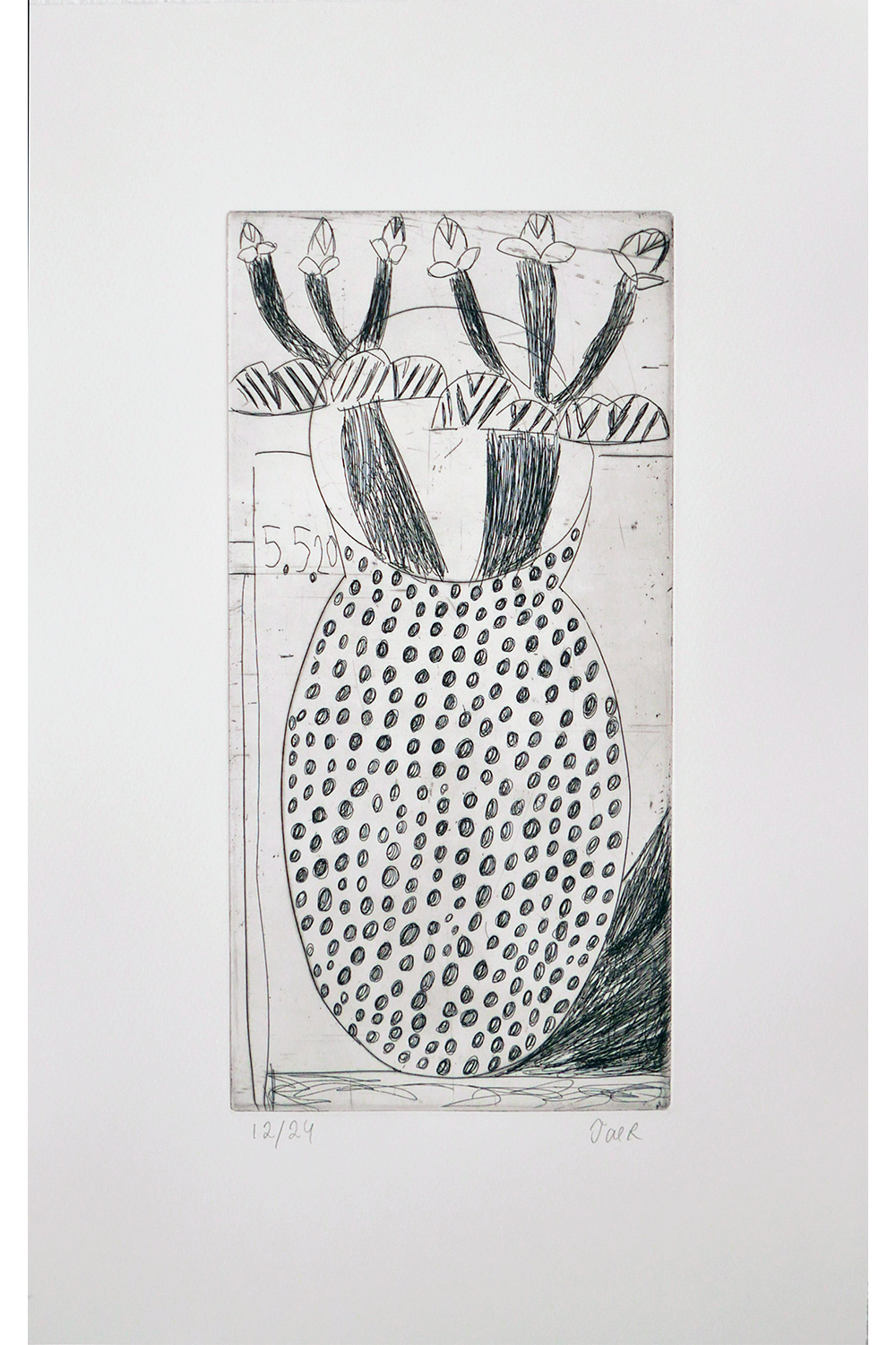 Etching (BLOMSTER UDEN TITEL)